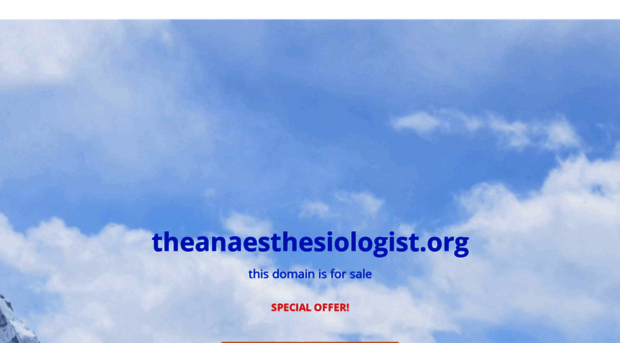 theanaesthesiologist.org
