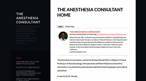 theanesthesiaconsultant.com