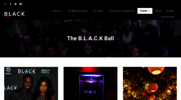 theannualblackball.com