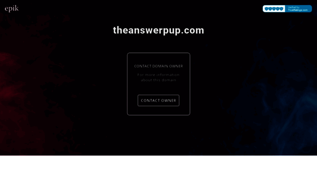 theanswerpup.com