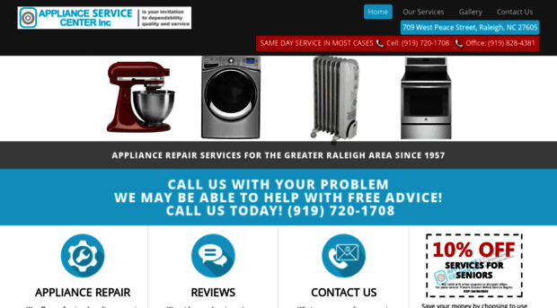 theapplianceservicecenter.com