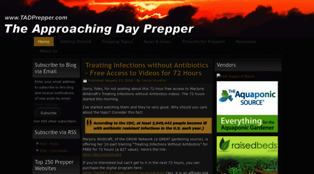 theapproachingdayprepper.com