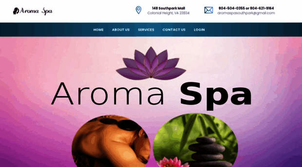 thearomaspa.net