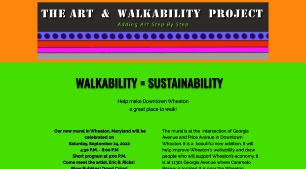 theartandwalkabilityproject.com