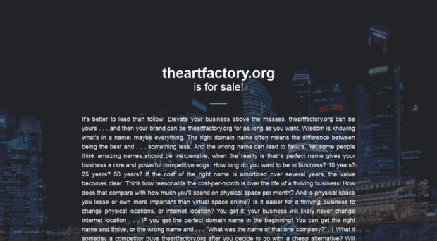 theartfactory.org