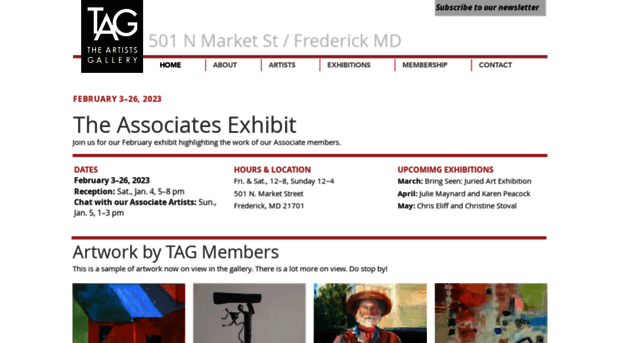 theartistsgalleryfrederick.com