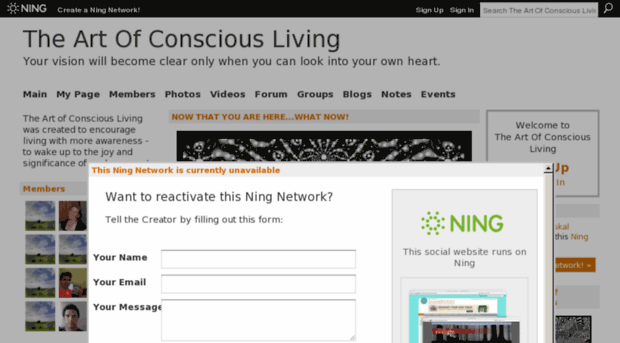 theartofconsciousliving.ning.com
