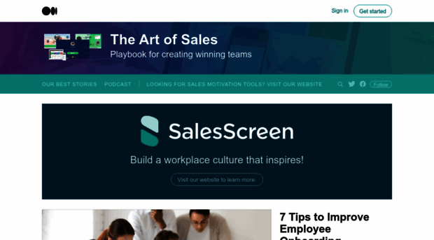 theartofsales.salesscreen.com