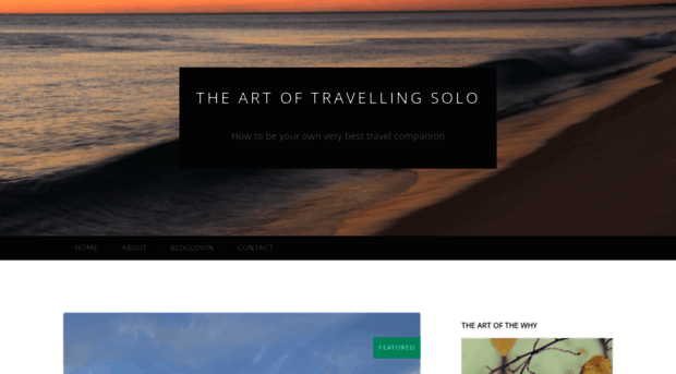 theartoftravellingsolo.com