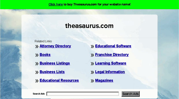 theasaurus.com