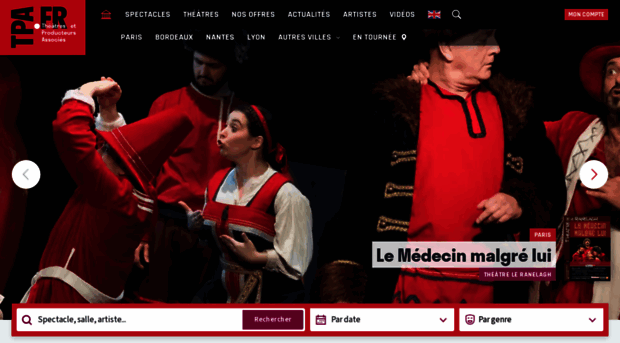 theatresparisiensassocies.com