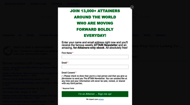 theattainer.com