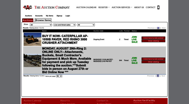 theauctioncompany.auctionserver.net