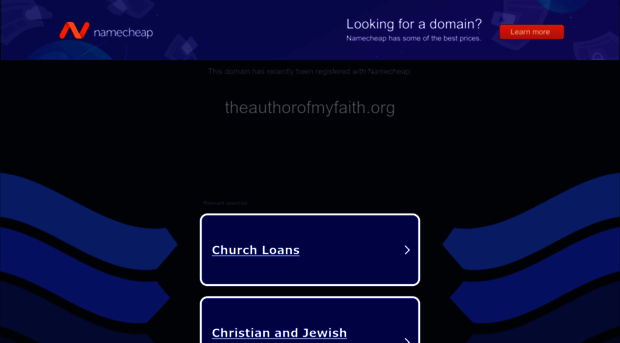 theauthorofmyfaith.org