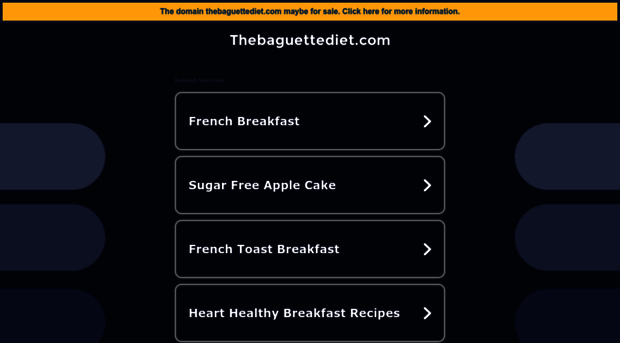 thebaguettediet.com