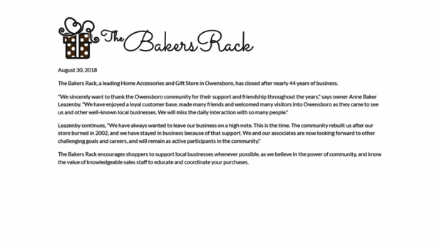 thebakersrack.com