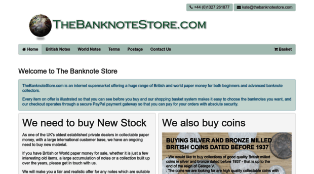 thebanknotestore.com