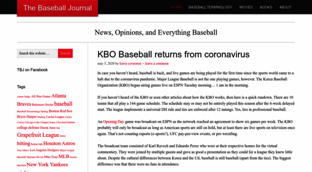 thebaseballjournal.com