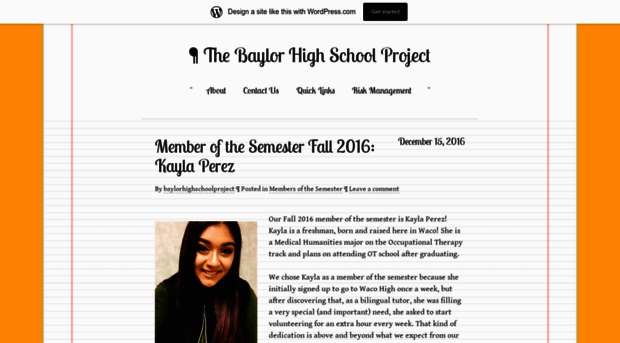 thebaylorhighschoolproject.wordpress.com