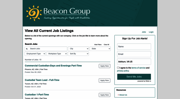 thebeacongroup.applicantpool.com