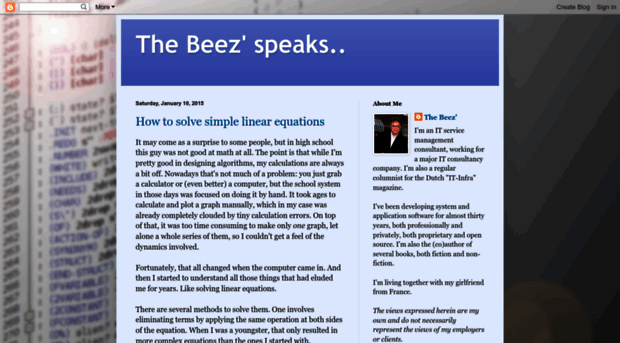 thebeezspeaks.blogspot.com