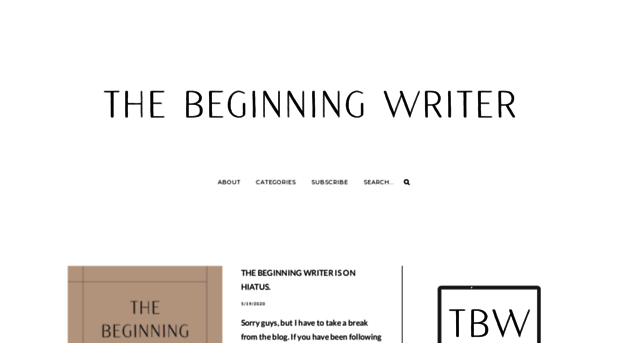 thebeginningwriter.com