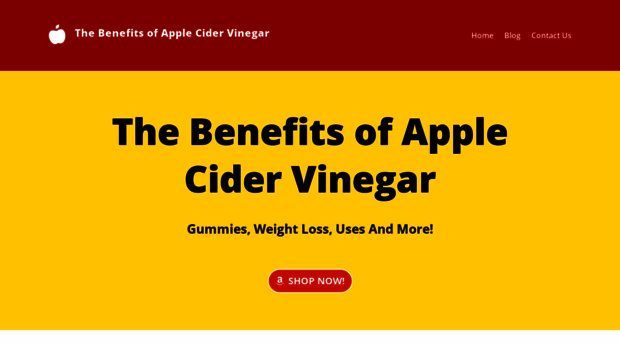 thebenefitsofapplecidervinegar.com