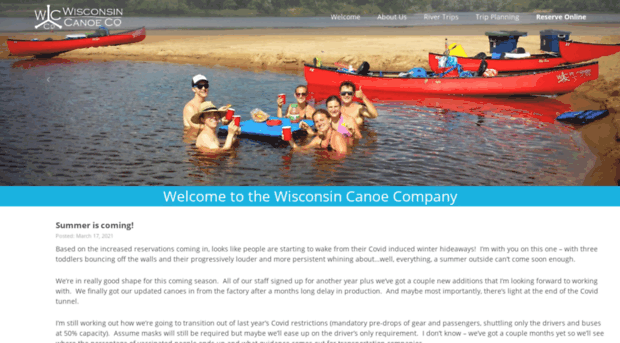 thebestcanoecompanyever.com