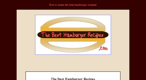 thebesthamburgerrecipes.com