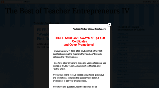 thebestofteacherentrepreneursiv.blogspot.com