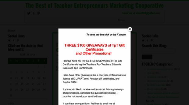 thebestofteacherentrepreneursmarketingcooperative.net