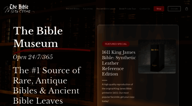 thebiblemuseum.com