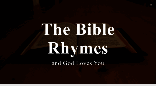 thebiblerhymes.com