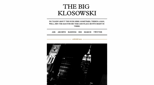 thebigklosowski.com