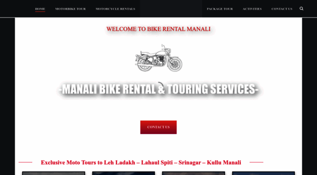 thebikerentalmanali.com