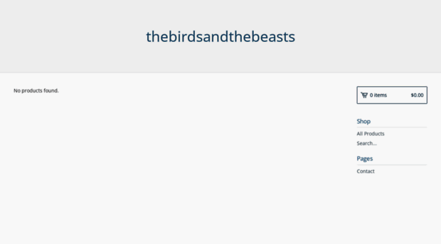 thebirdsandthebeasts.bigcartel.com