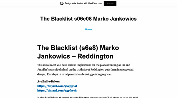 theblacklists6markojankowics.wordpress.com