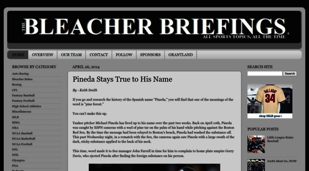 thebleacherbriefings.com