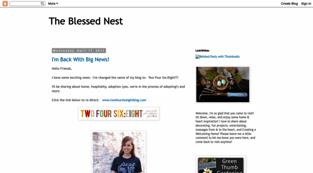 theblessednest.blogspot.com