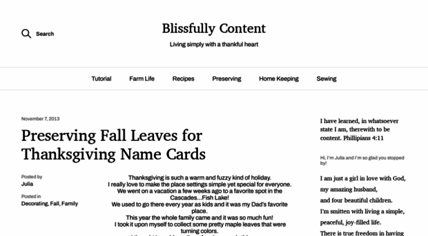 theblissfullycontentlife.org