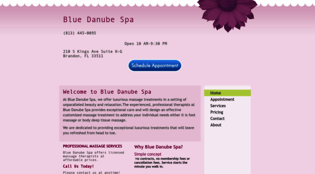 thebluedanubespa.com