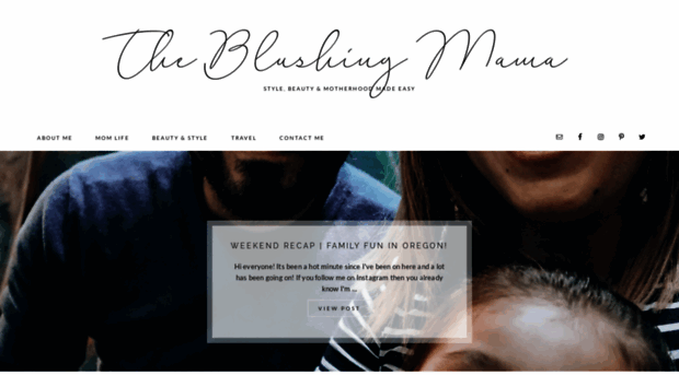 theblushingmama.com