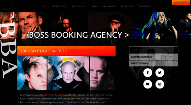 thebossbookingagency.com