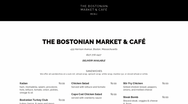 thebostonianmarket.com