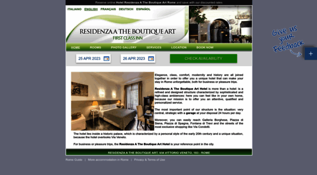 theboutique.hotelinroma.com