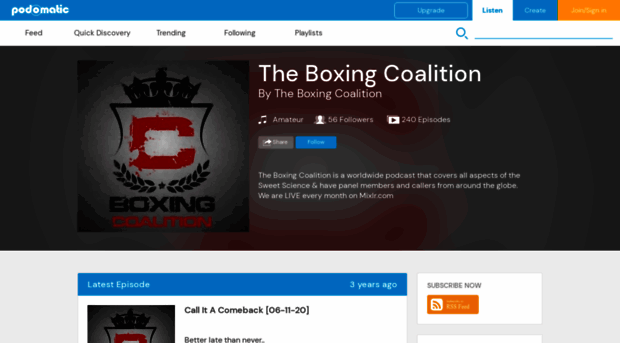 theboxingcoalition.podomatic.com