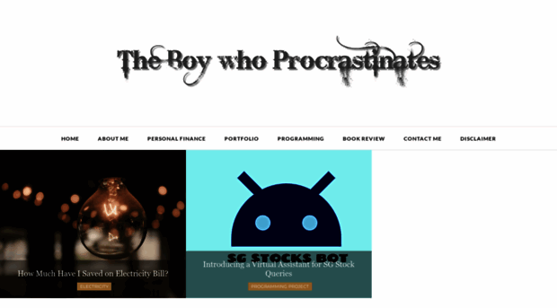 theboywhoprocrastinates.blogspot.com