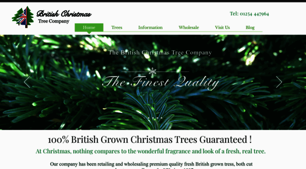 thebritishchristmastreecompany.com