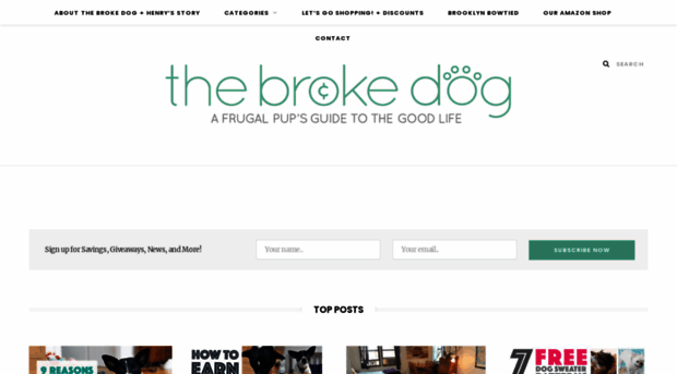 thebrokedog.com