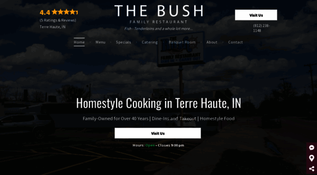 thebushrestaurant.com